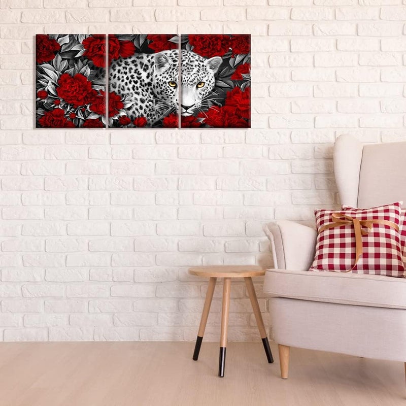 Kalormore 3-Piece Leopard Canvas Wall Art - Image 4