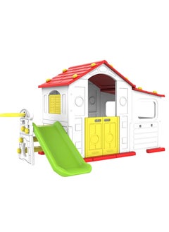 mini panda Tomo Big Playhouse with Slide  - Image 1