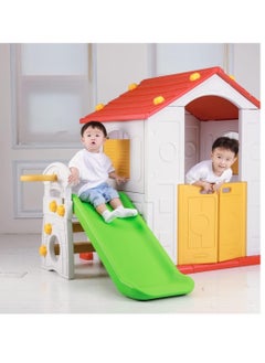 mini panda Tomo Big Playhouse with Slide  - Image 4