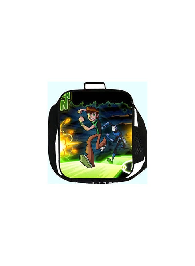 Hot-selling teenager hacke schoolbag ben10 primary and secondary school students backpacks saddle bag pen bag three-piece set new,5-shoulder bag  - Image 1