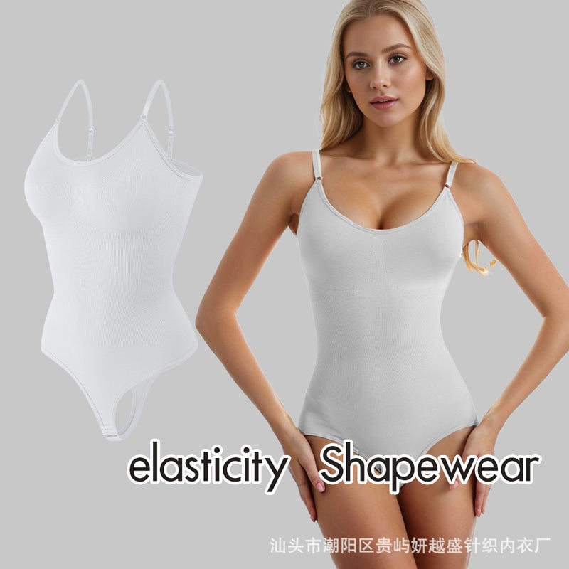 Body Shaping Jumpsuit Plus Size Corset Hip Tummy Shaped Breasted Ladies Suspenders Underwear - Image 4