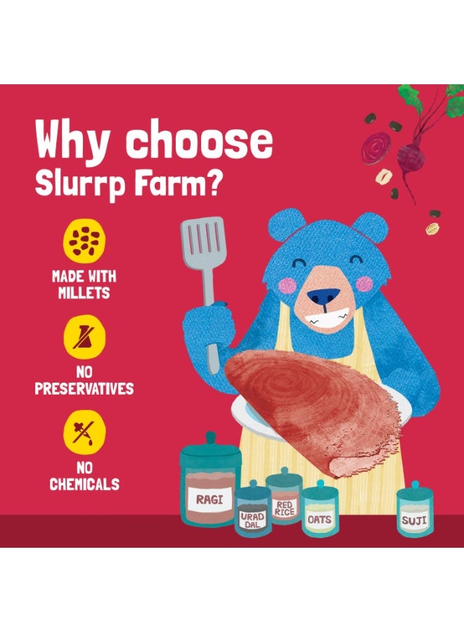 Slurrp Farm Millet Dosa Instant Mix | Supergrains And Beetroot | Natural And Healthy Food, 150Gm - Image 4