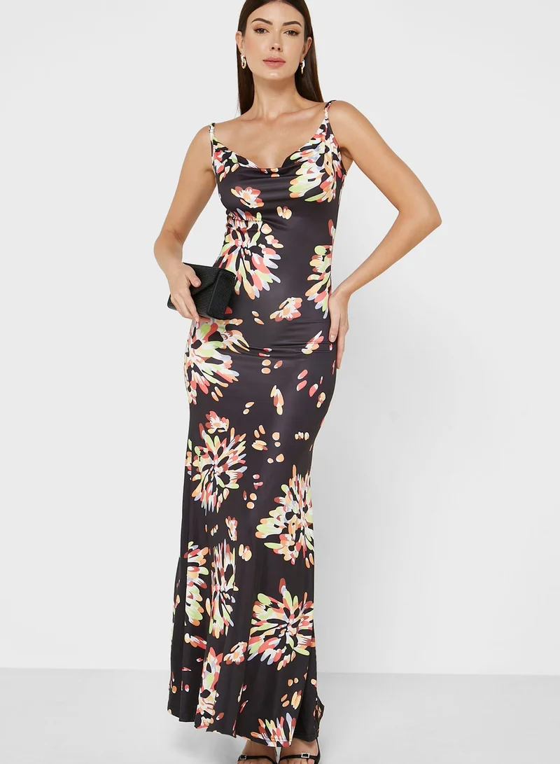 ELLA Strappy Printed Dress