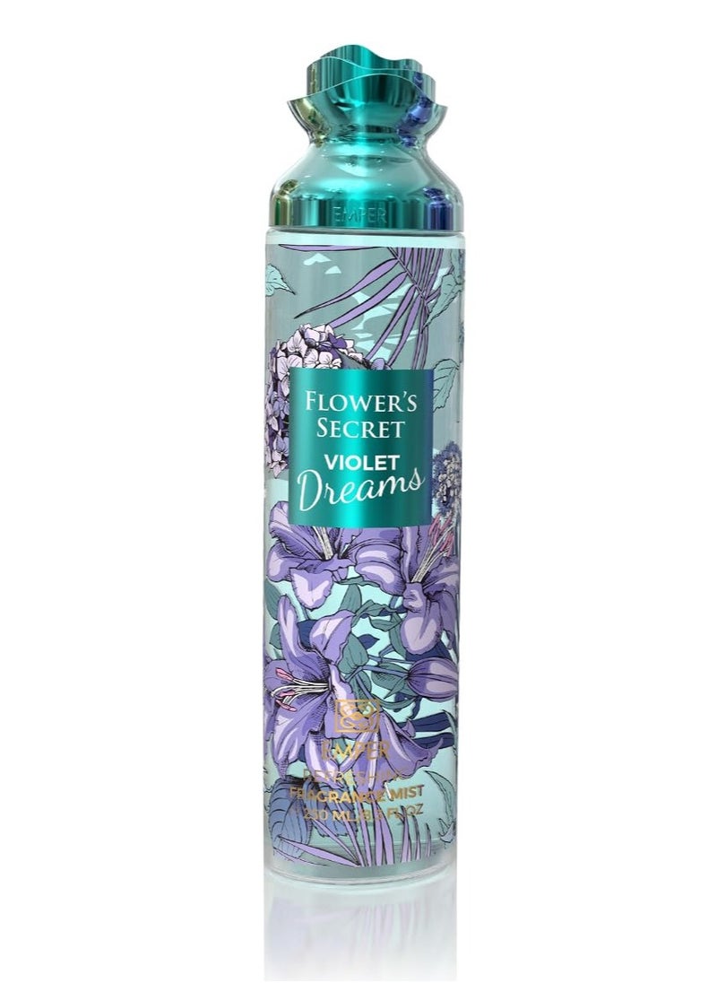 Emper - Flowers Secret Violet Dreams - Pour Femme - Fragrance Mist - 250 Ml - Image 1
