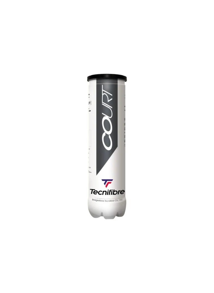 Tecnifibre Tennis Ball TECNOFIBRE COURT TUBES OF 3 Tennis Balls