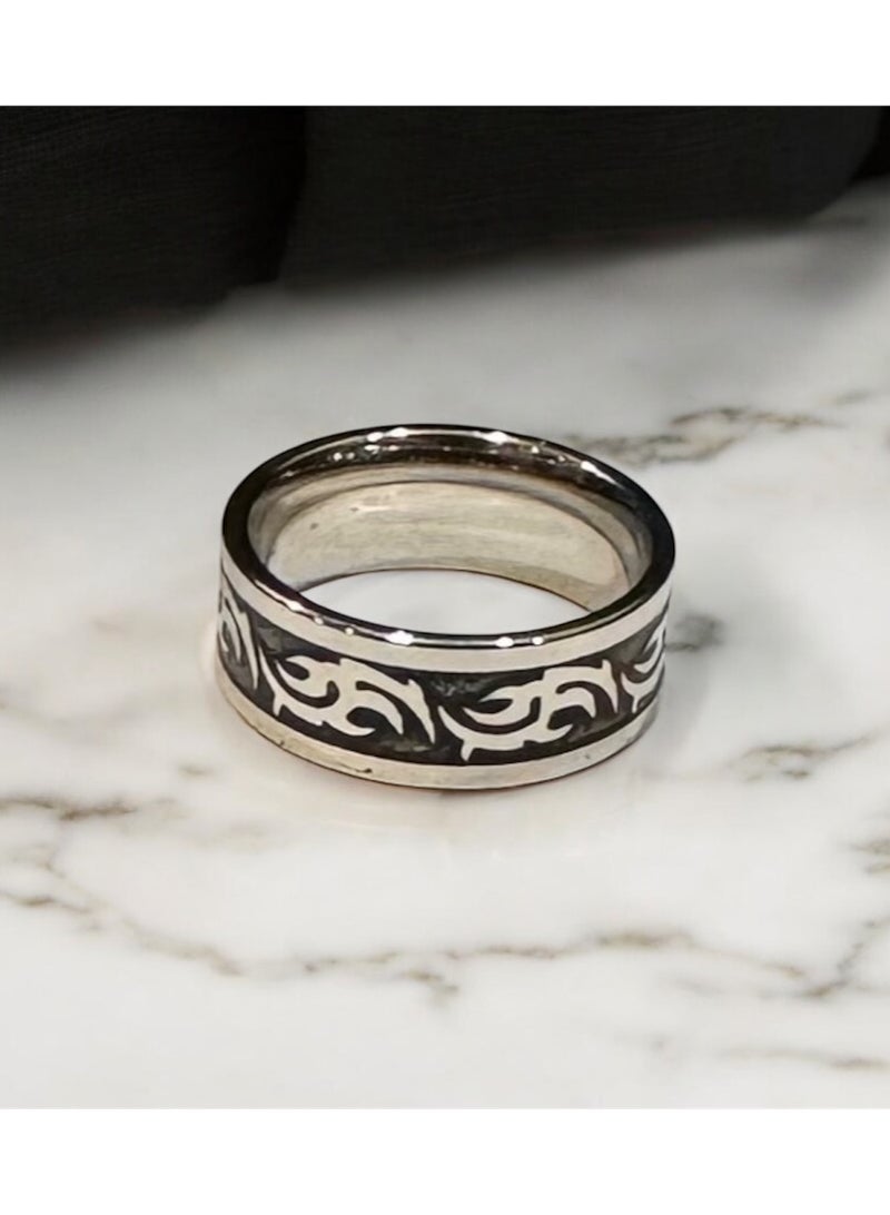 جوليري إيفريداي خاتم رجالي مصنوع من التيتانيوم ستيل المقاوم للصدأ مقاس 8 - Image 1