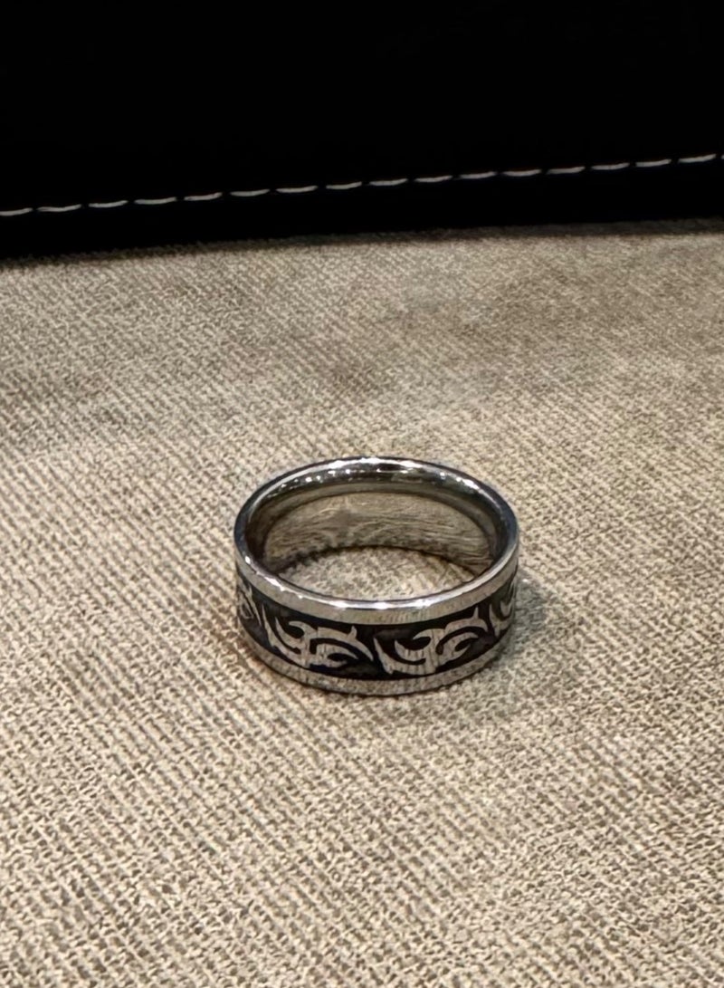 جوليري إيفريداي خاتم رجالي مصنوع من التيتانيوم ستيل المقاوم للصدأ مقاس 8 - Image 2