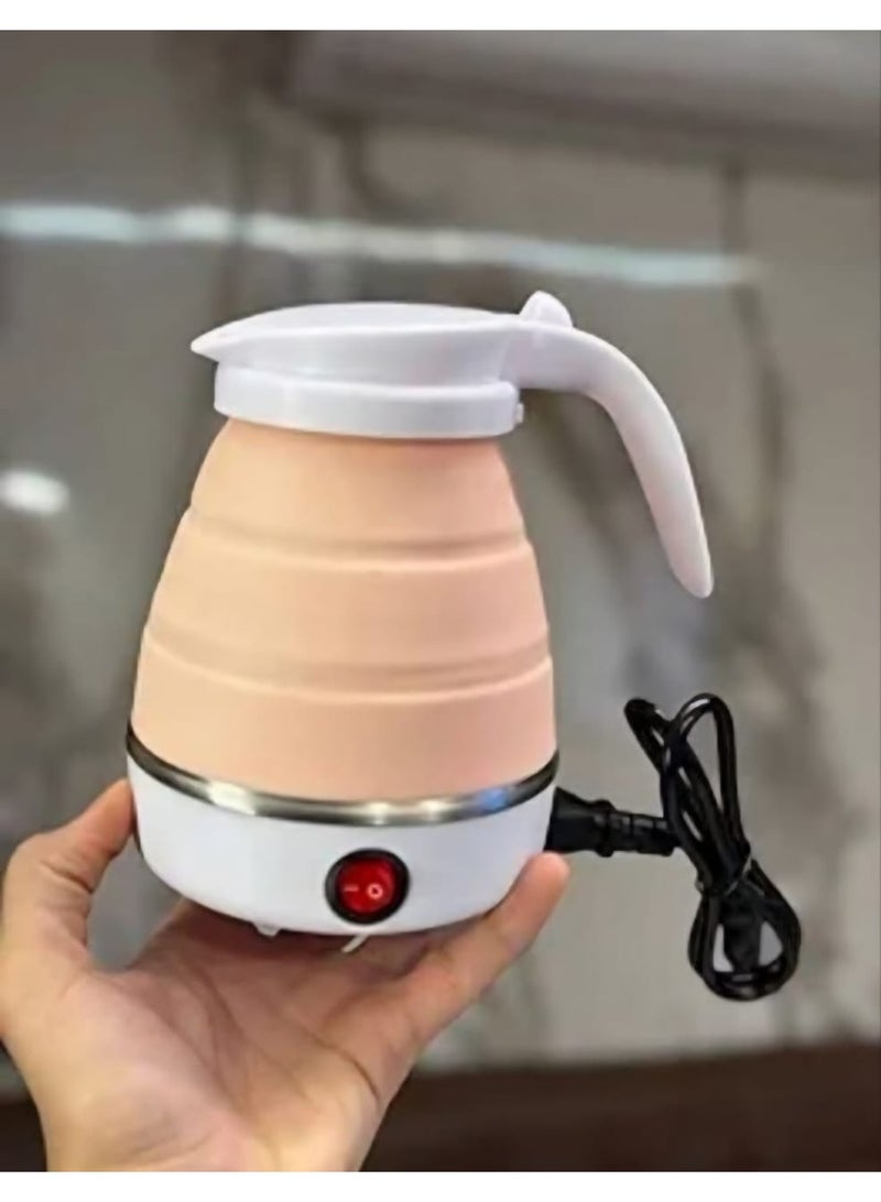 Foldable silicone electric kettle