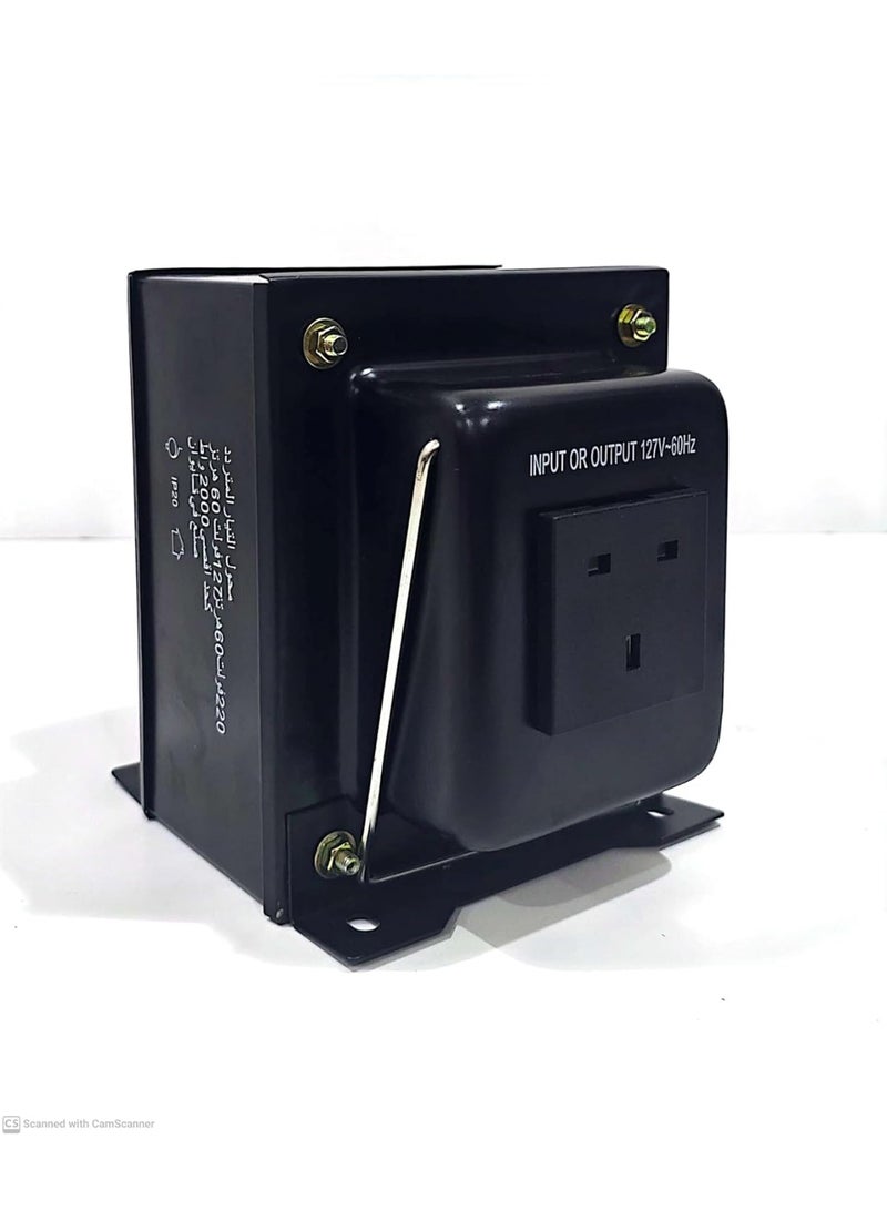 اس اي محول تلقائي 220فولت/110فولت والعكس 110فولت/220فولت - 2000واط-تحقق من كيفية استخدامه بأمان على العلبة - صنع في تايوان - Image 3