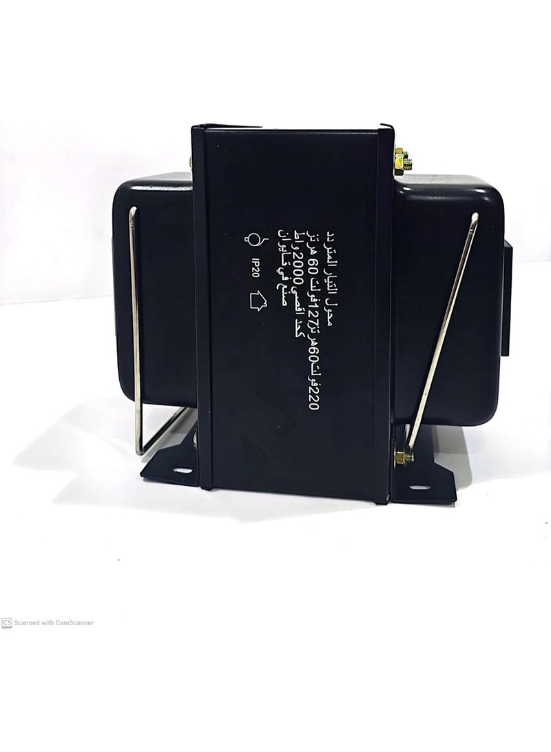 اس اي محول تلقائي 220فولت/110فولت والعكس 110فولت/220فولت - 2000واط-تحقق من كيفية استخدامه بأمان على العلبة - صنع في تايوان - Image 4