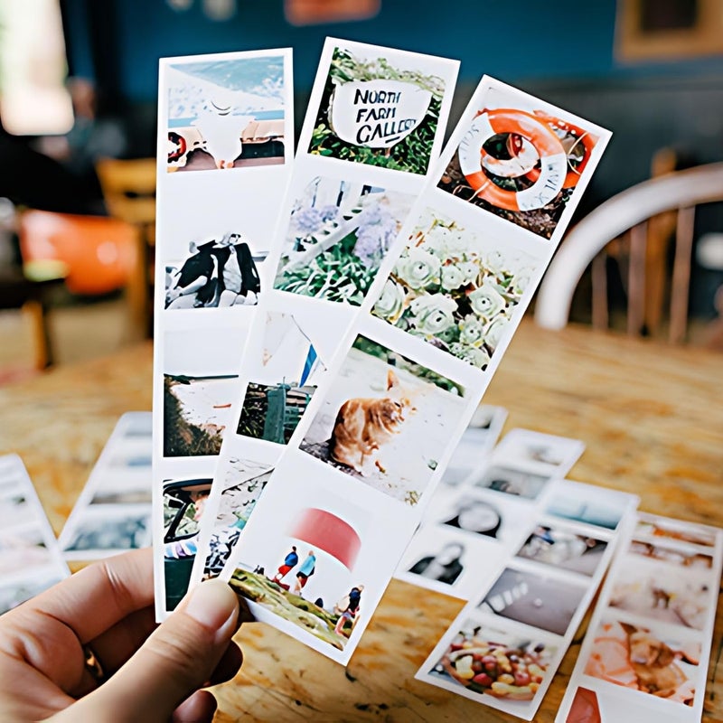 Brandian Brandian 24 Customised Photo Booth Strips Prints Turn Special Moments into Custom Photo Prints Gift Multicolour 8 X 3 Inches Pack of 6 Photo Strips