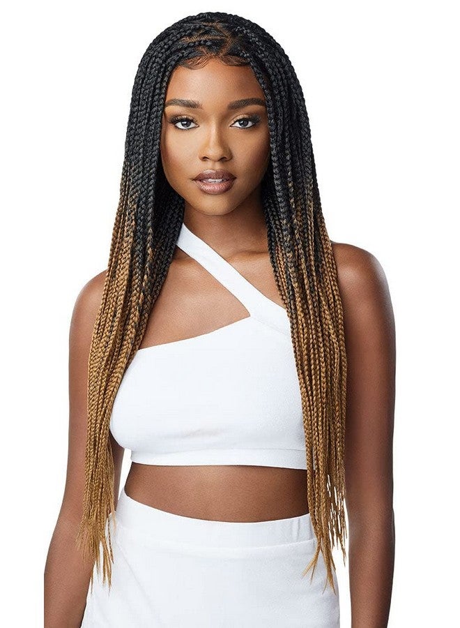 Outre 13X4 Lace Frontal Wig Pre Braided Knotless Box Braids Hd Transparent Knotless Triangle Part Braids (2T/3027) - Image 1