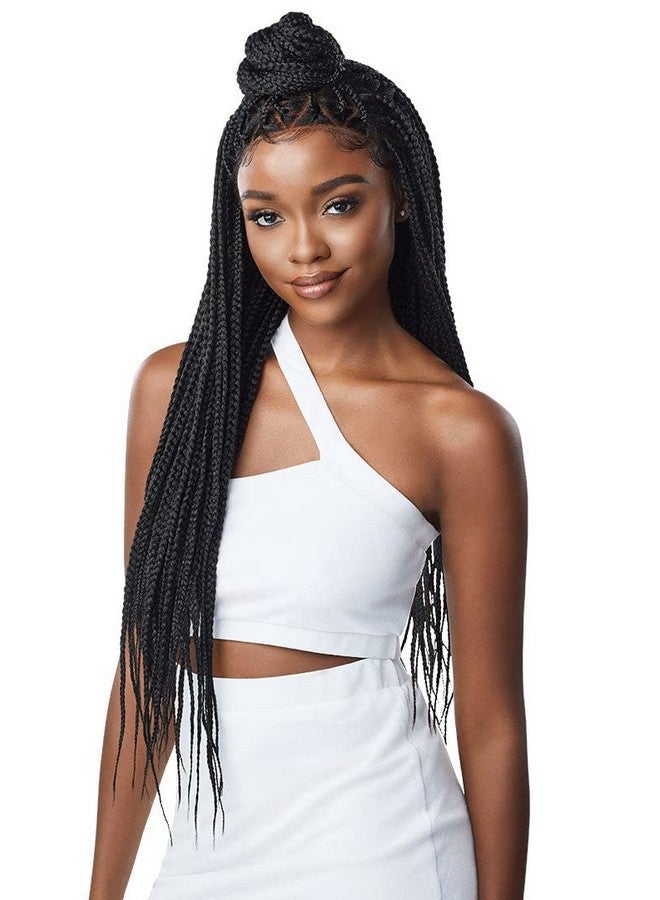 Outre 13X4 Lace Frontal Wig Pre Braided Knotless Box Braids Hd Transparent Knotless Triangle Part Braids (2T/3027) - Image 3