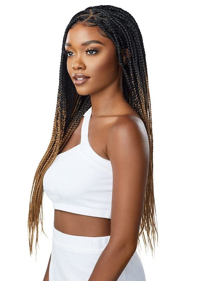 Outre 13X4 Lace Frontal Wig Pre Braided Knotless Box Braids Hd Transparent Knotless Triangle Part Braids (2T/3027) - Image 5