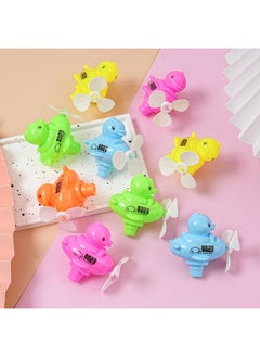 Generic Cartoon Windmill Duck Parent-Child Interactive Children's Toy Kindergarten Gift Creative Push-Sweep Code Activity Small Gift-Color:Windmill Duck  - Image 2