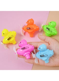 Generic Cartoon Windmill Duck Parent-Child Interactive Children's Toy Kindergarten Gift Creative Push-Sweep Code Activity Small Gift-Color:Windmill Duck  - Image 4