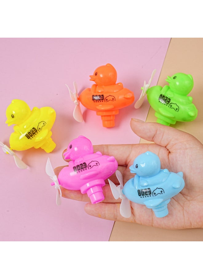 Generic - Cartoon Windmill Duck Parent-Child Interactive Children's Toy Kindergarten Gift Creative Push-Sweep Code Activity Small Gift-Color:Windmill Duck - Image 1