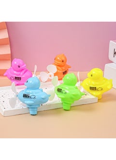 Generic Cartoon Windmill Duck Parent-Child Interactive Children's Toy Kindergarten Gift Creative Push-Sweep Code Activity Small Gift-Color:Windmill Duck  - Image 3