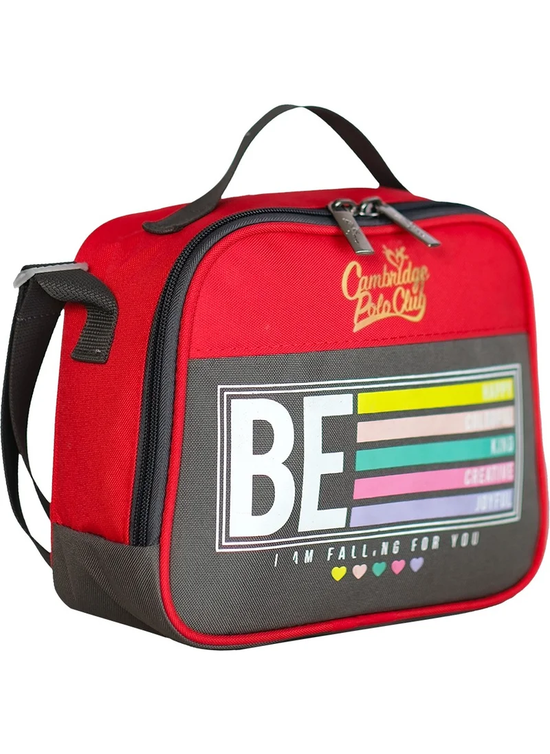 Cambridge Polo Club Be Happy Unisex Kids Lunch Bag