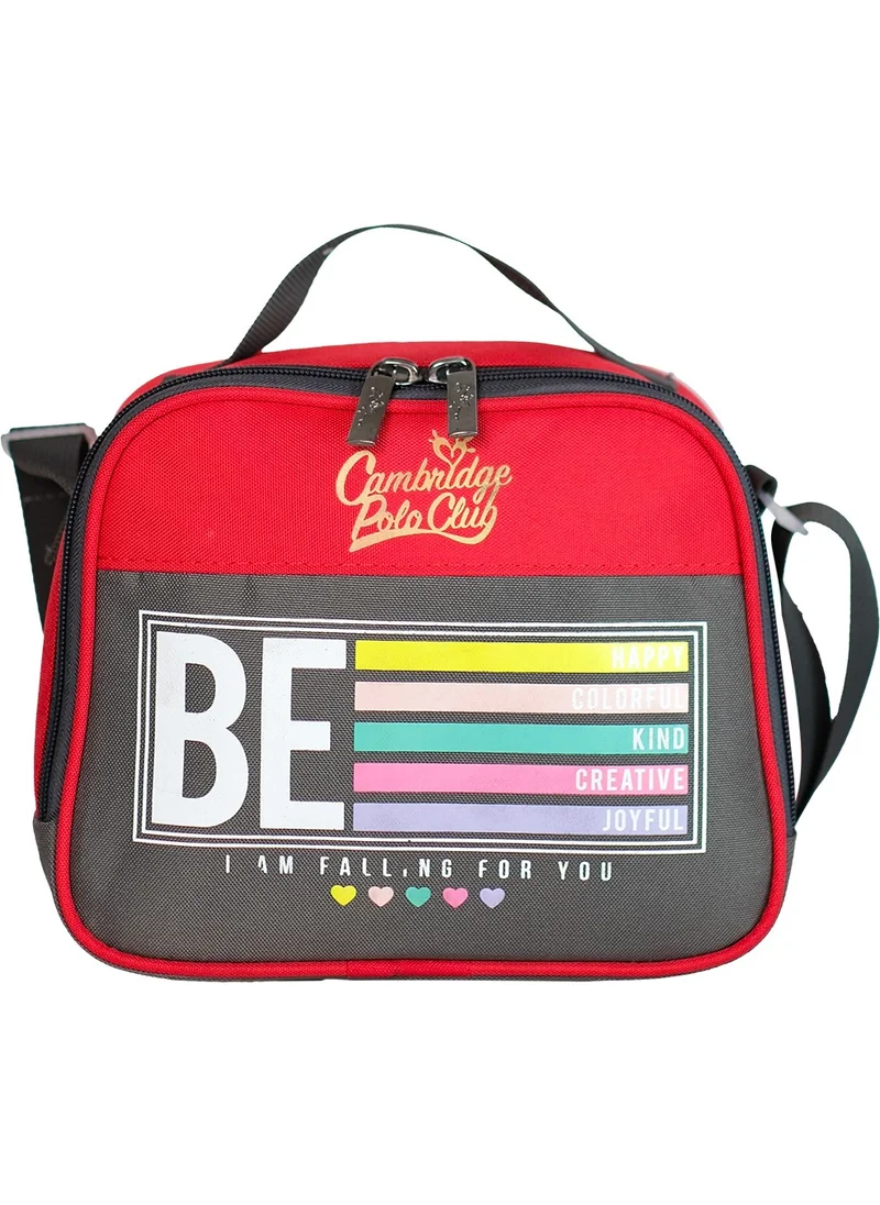 Cambridge Polo Club Be Happy Unisex Kids Lunch Bag