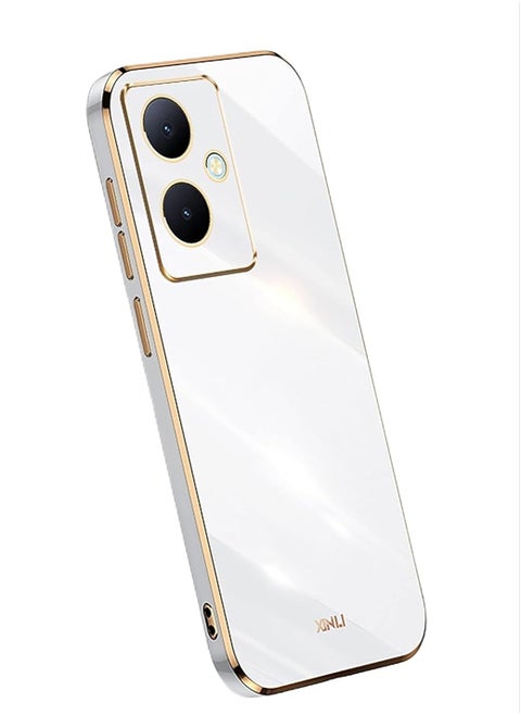 Vivo V29 Lite 5G case for Soft TPU Material Y78 PLUS Cover, Bright Surface Phone Case, No Yellowing, No Fading - White