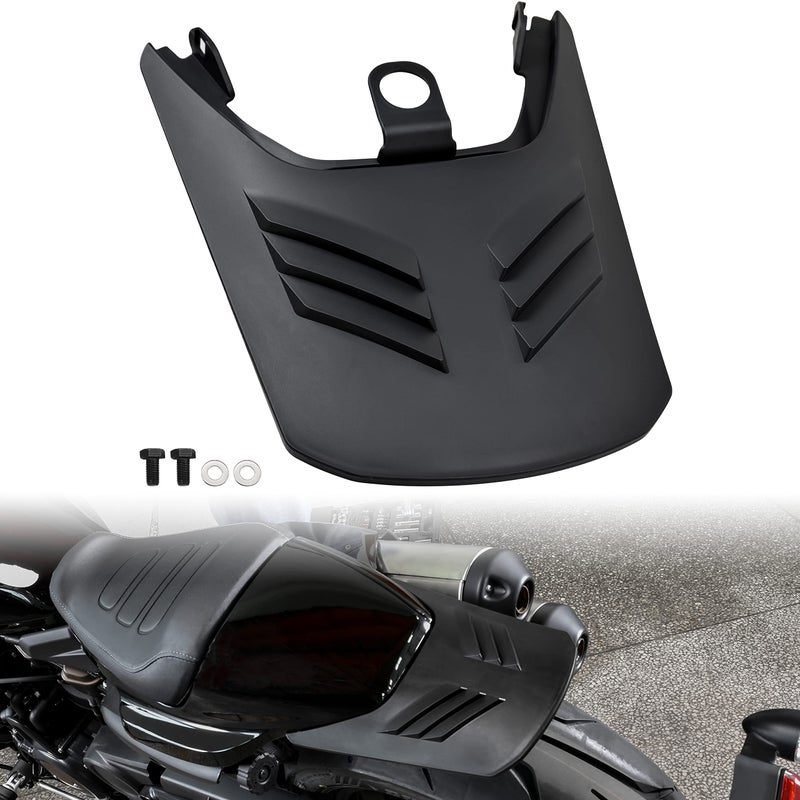 VEISUTOR Rear Fender Extension for Sportster S 1250 Black Rear Fender Mudguard Mud Flap Splash Guard Wheel Cover for Harley Sportster S 1250 RH1250 2021 2022 2023 Accessories - Image 2