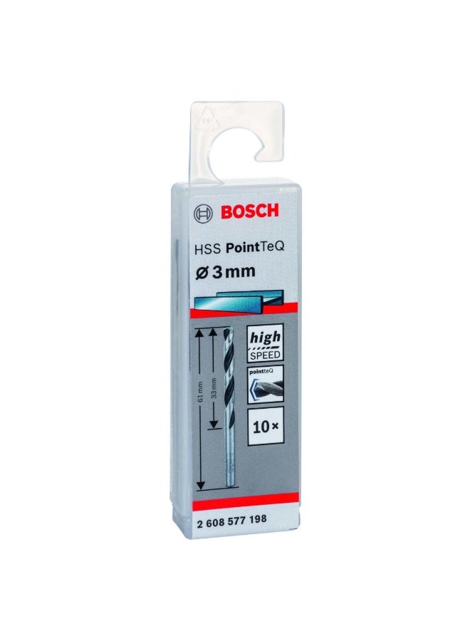 BOSCH Bosch HSS 2608577193 3mm Twist Pointteq Drill Bit  - Image 2