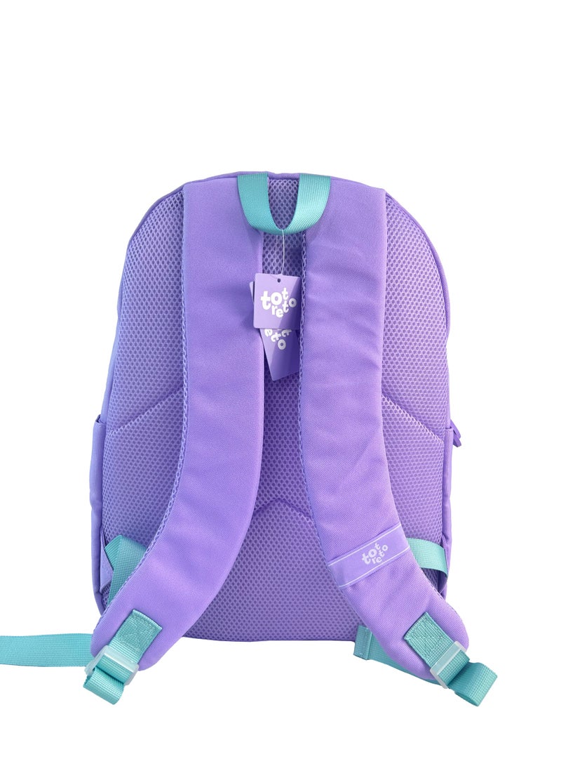 Toretto 18" Kids Backpack â€“ Strong Zippers & Padded Straps â€“ Ideal for School Books - Image 3