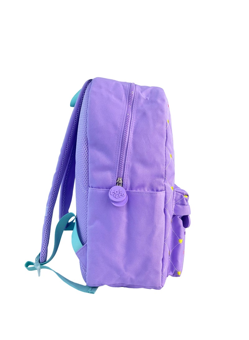 Toretto 18" Kids Backpack â€“ Strong Zippers & Padded Straps â€“ Ideal for School Books - Image 2