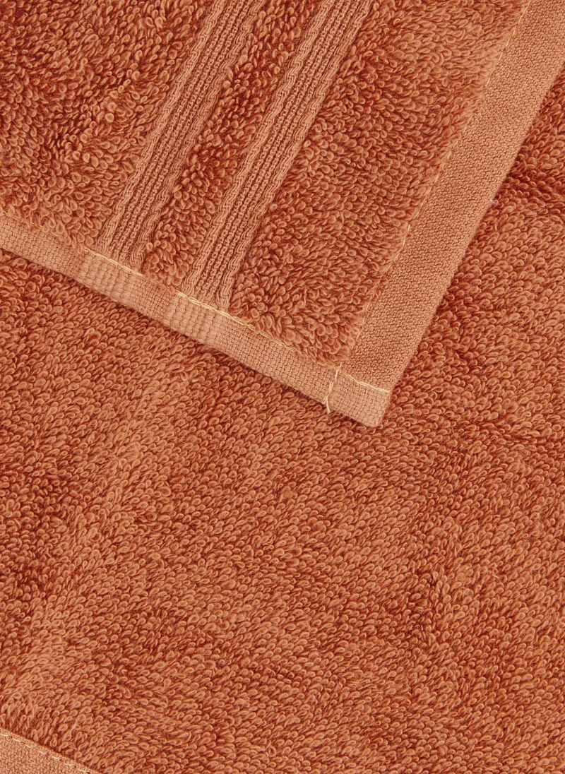 Matalan 4 Pack Orange 100% Egyptian Cotton Face Cloths