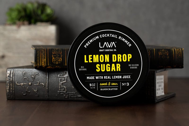 LAVA Premium Lemon Drop Sugar Cocktail Rimmer, All Natural Rimmer Sugar, Sweet & Sour, Real Lemons, Pure Cane Sugar, No Silicon Dioxide, with Easy Screw-On Lid - 5oz - Image 5