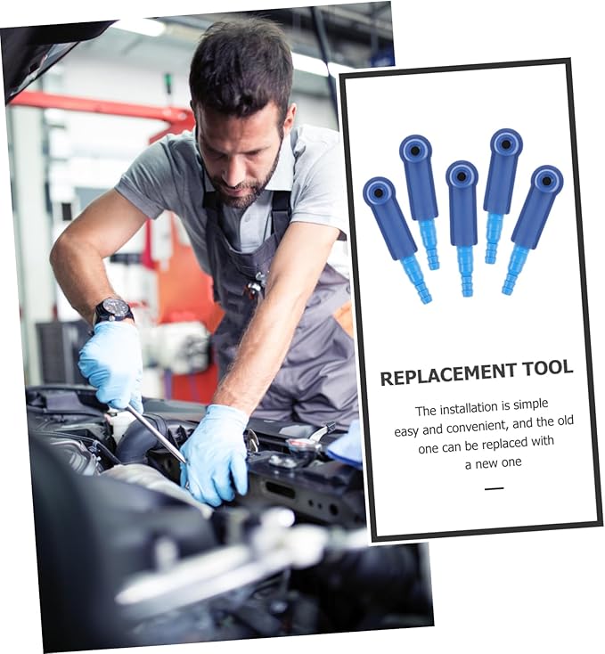 Healifty 4sets Manual Fluid Extractor Tool Oil Draining Funnel Connector for Brake Oil Change 5pcs*4 4 - Image 5