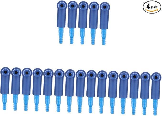Healifty 4sets Manual Fluid Extractor Tool Oil Draining Funnel Connector for Brake Oil Change 5pcs*4 4 - Image 1