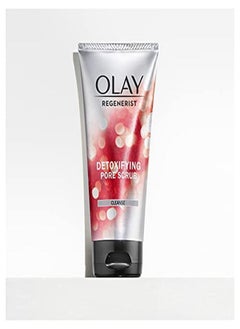 Olay Facial Cleanser By Regenerist, Detoxifying Pore Scrub & Exfoliator, 5 Fl. Oz, Pack Of 3 (Packaging May Vary)  - Image 5