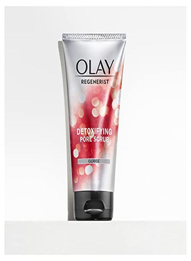 Olay Facial Cleanser By Regenerist, Detoxifying Pore Scrub & Exfoliator, 5 Fl. Oz, Pack Of 3 (Packaging May Vary) - Image 5