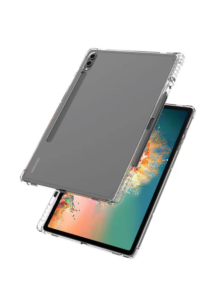 For Samsung Galaxy Tab S10+ Case Reinforced Four Corner Anti-Drop Clear TPU Tablet Cover with Pen Slot - Image 4