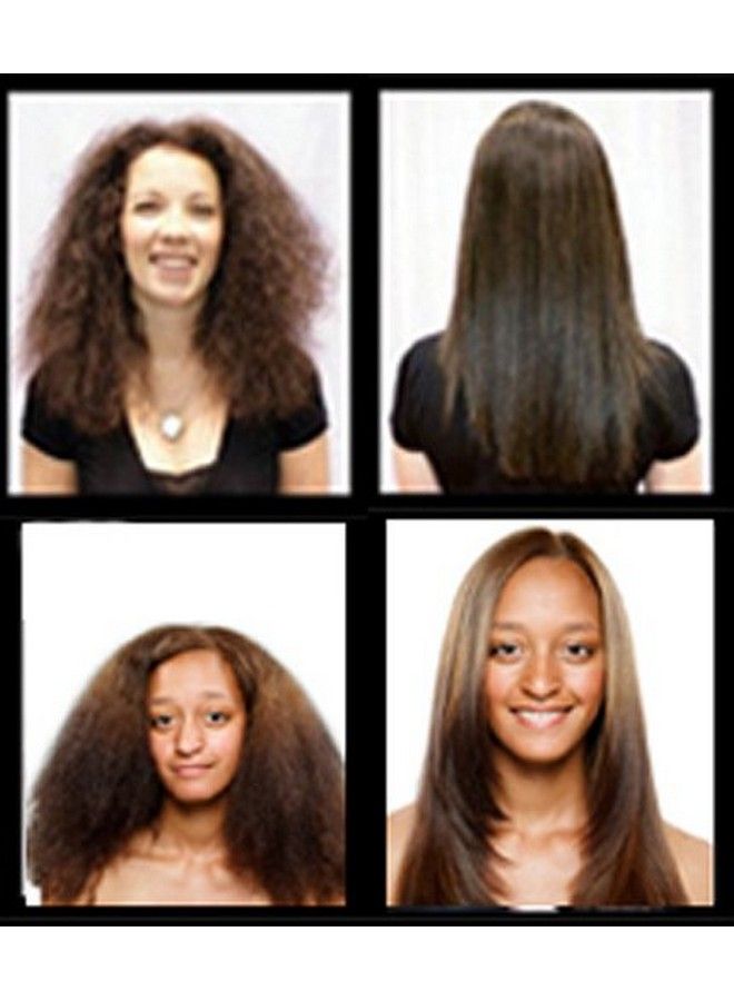 MOROCCAN KERATIN Most Effective Brazilian Keratin Hair Blowout Straightening Smoothing Hair Treatment Instant Professional Results Salon Formula 120Ml With 30Ml Clarifying Shampoo And Applicator Brush - Image 3