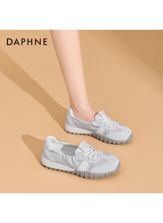Daphne Women's Casual Spring/summer All-match Forrest Gump Shoes Sports Student Travel Shoes Silver Size 37 - Image 2