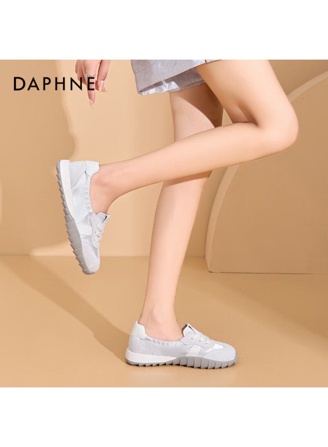 Daphne Women's Casual Spring/summer All-match Forrest Gump Shoes Sports Student Travel Shoes Silver Size 37 - Image 5