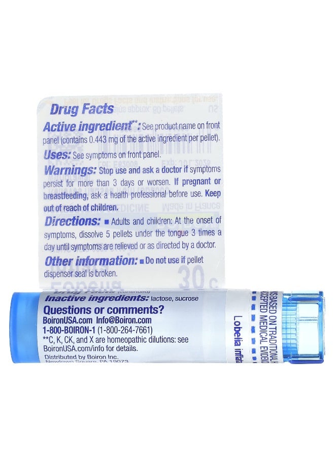 Boiron Boiron, Lobelia Inflata, 30C, Nausea Relief, Approx 80 Pellets  - Image 2