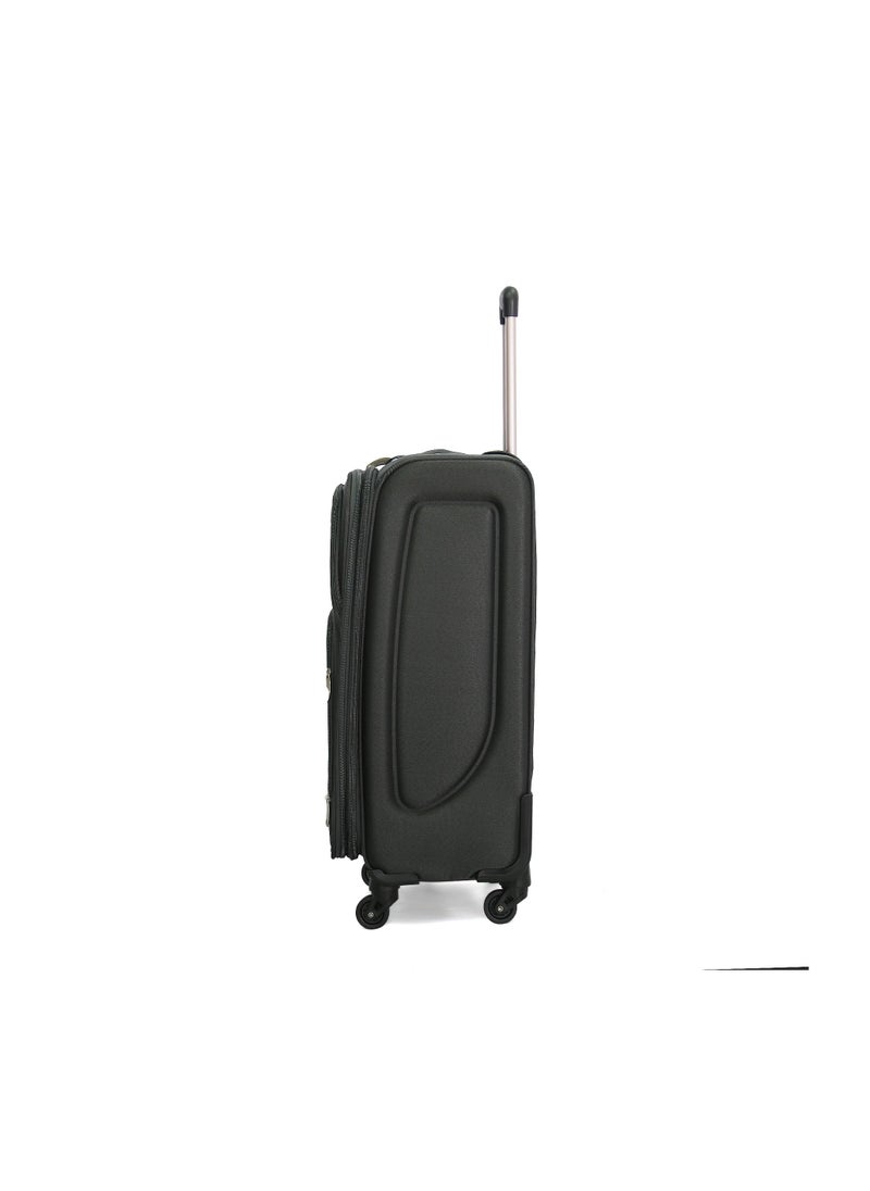 GIORDANO Giordano Trolley Bags 3 PCS Set Softside Spinners,Grey  - Image 3