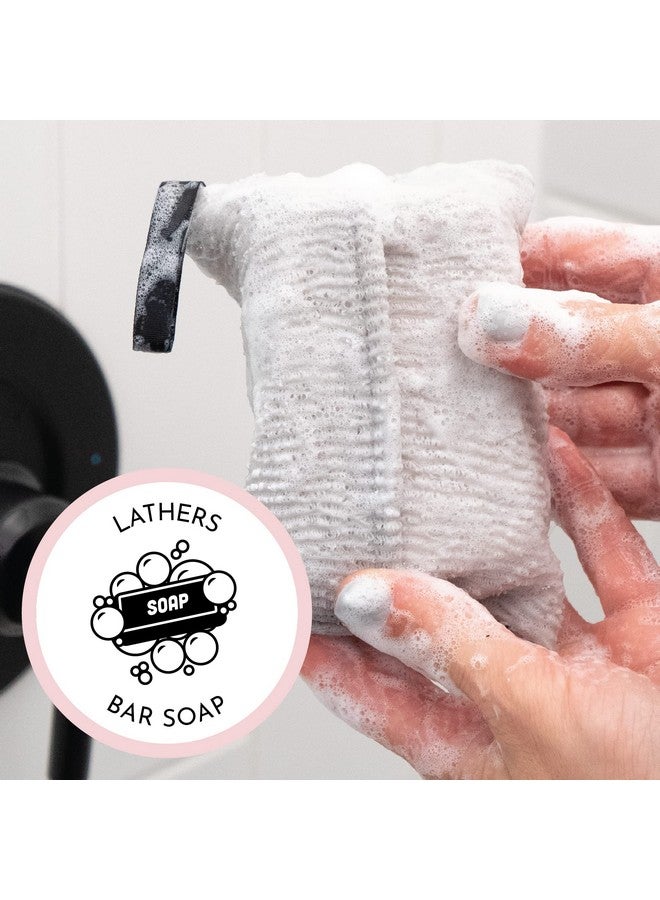 إس آند تي إن سي حقيبة صابون مقشرة من S&T INC.، وحقيبة صابون، وحافظة صابون للاستحمام، عبوة من قطعتين، رمادية، 7.6 بوصة × 4.5 بوصة - Image 4