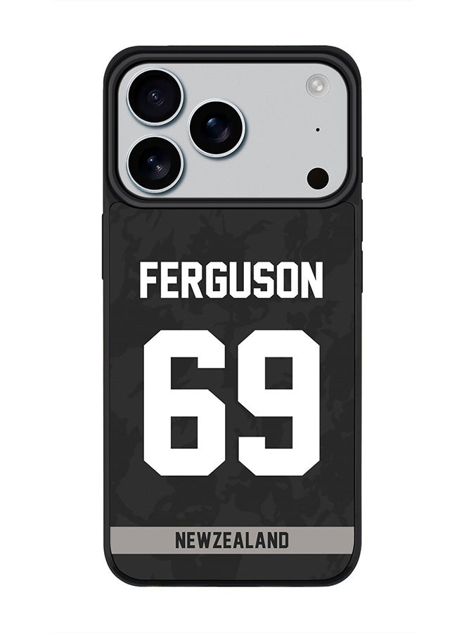 Stylizedd iPhone 17 Pro Case, [Compatible with MagSafe] Slim Magnetic cover Phone Case iPhone 17 Pro -South Africa Quinton de Kock, Jersey No 12 - Image 1