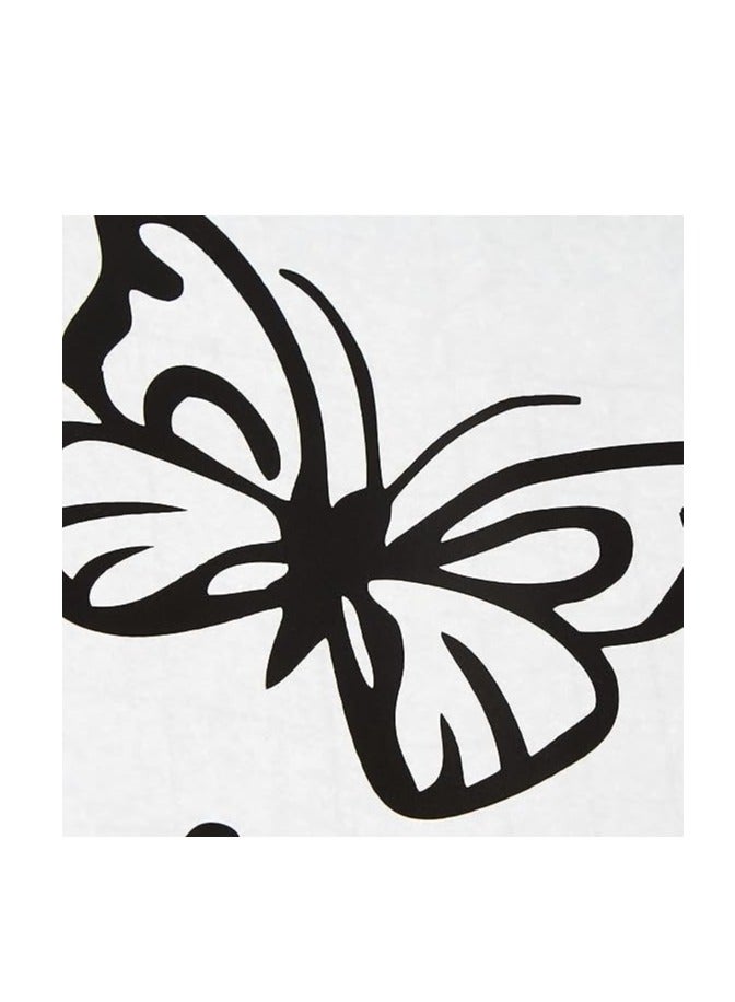 كول بيبي ملصق حائط منحوت اقتباسات حائط إنجليزية على شكل فراشة ديكور منزلي ملصق حرف زخرفي - Image 2