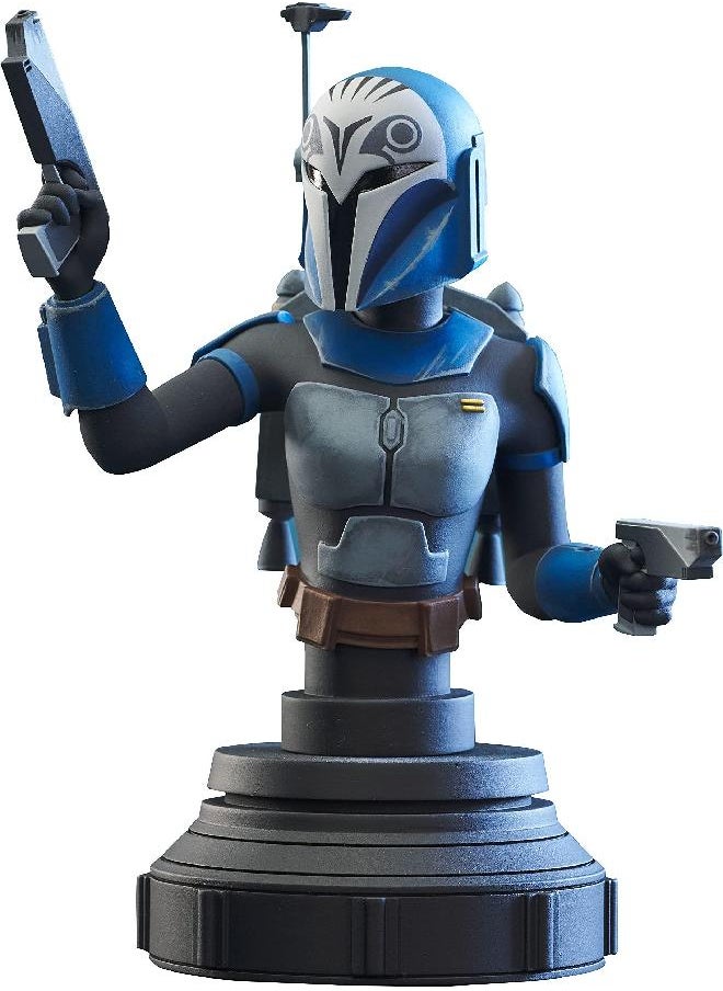 DIAMOND SELECT TOYS DIAMOND SELECT TOYS Star Wars: The Clone Wars: Bo-Katan Kryze 1:7 Scale Bust,Multicolor  - Image 5