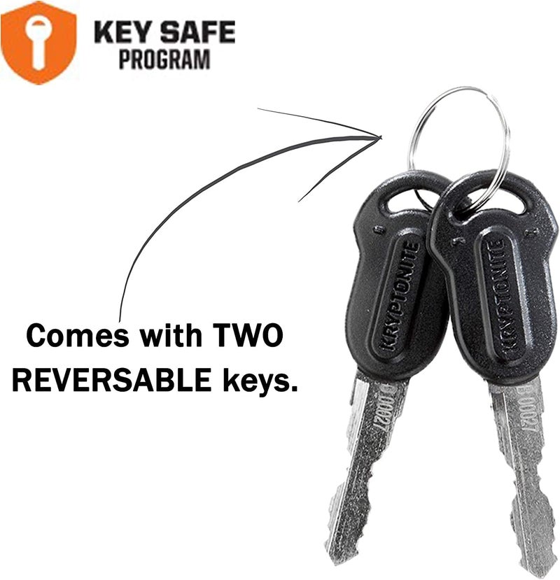 Kryptonite KryptoFlex Bike Lock Cable, 2FT/6FT Long 15mm Thick Heavy Duty Braided Steel Cable Anti-Theft Security Lock for Outdoor Equipment, Combination/Key Bike Lock - Image 3
