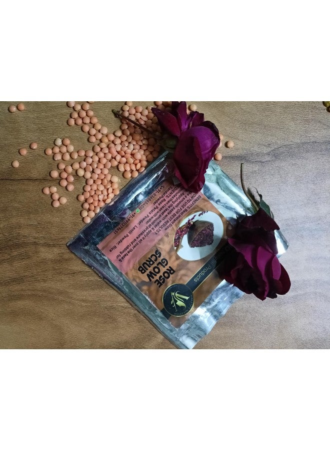 VMO natural handmade rose glow facepack and scrub (60 grams) - Image 3