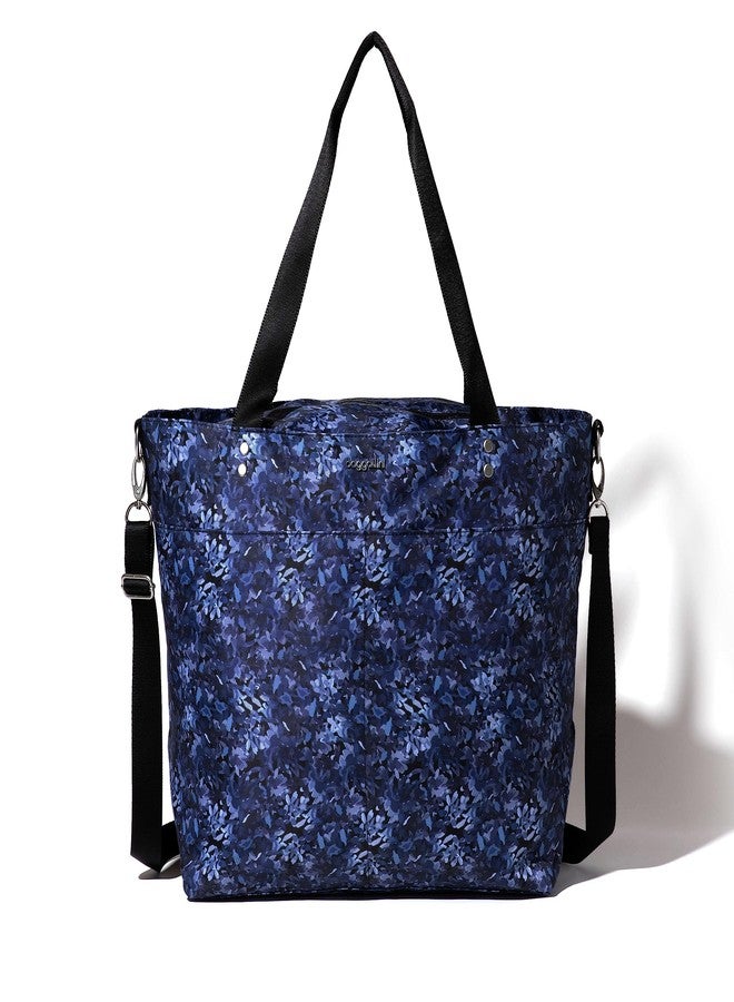 Baggallini Large Carryall Tote Bag for Women - Lightweight Nylon Zipper Top Weekender Travel Beach Bag Personal Item w/Luggage Sleeve - Image 1