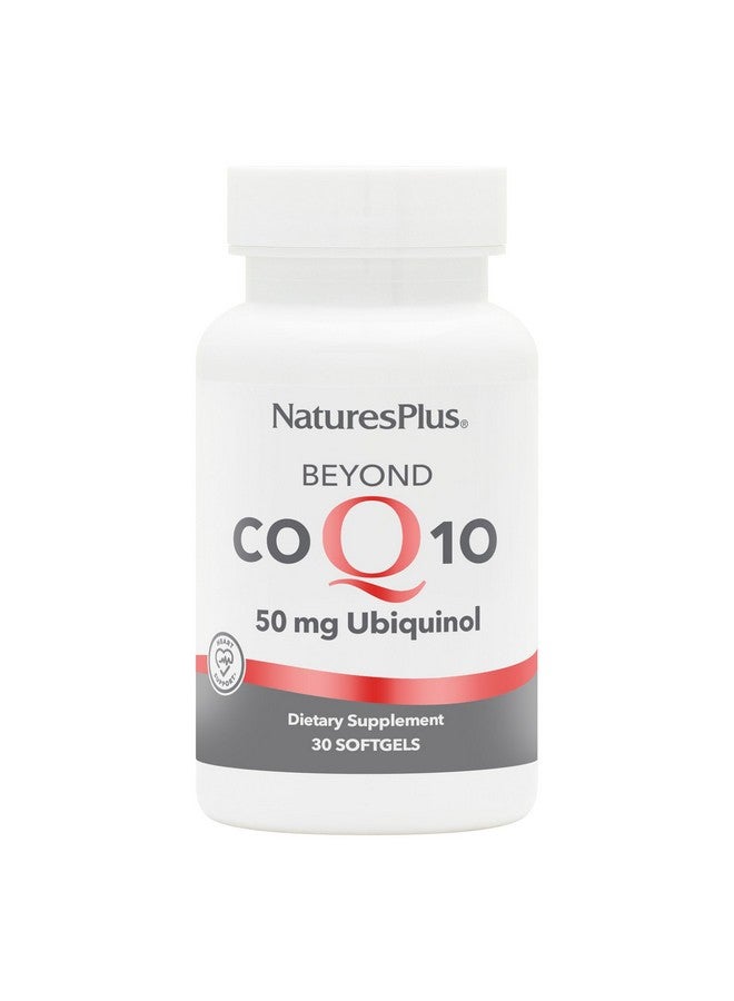 Natures Plus NaturesPlus Beyond CoQ10 50 mg - 30 Softgels - Provides High-Strength Ubiquinol - Supports Overall Well-Being - 30 Servings - Image 1