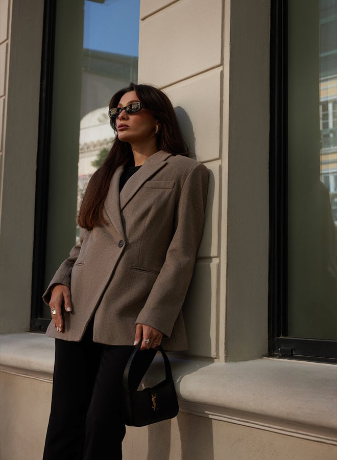 trendyol Mink Blazer Jacket - Image 1